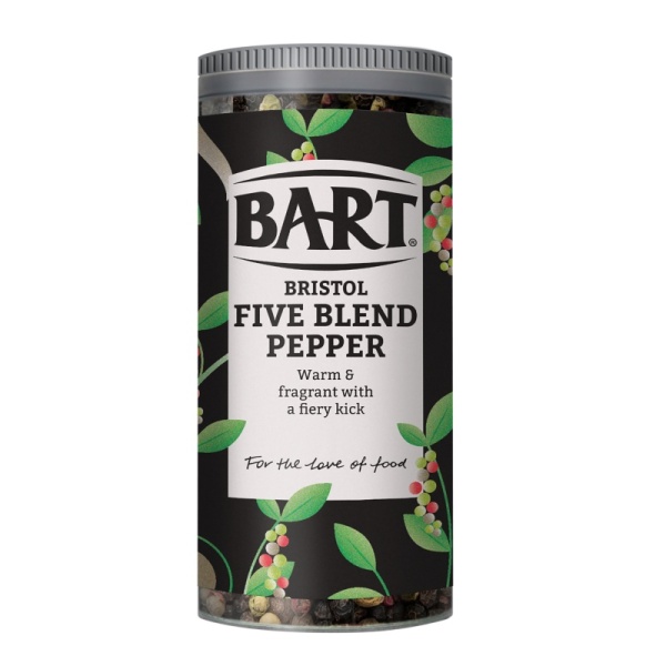 Whole Bristol Five Blend Peppercorns Refill Jar Bart 92g